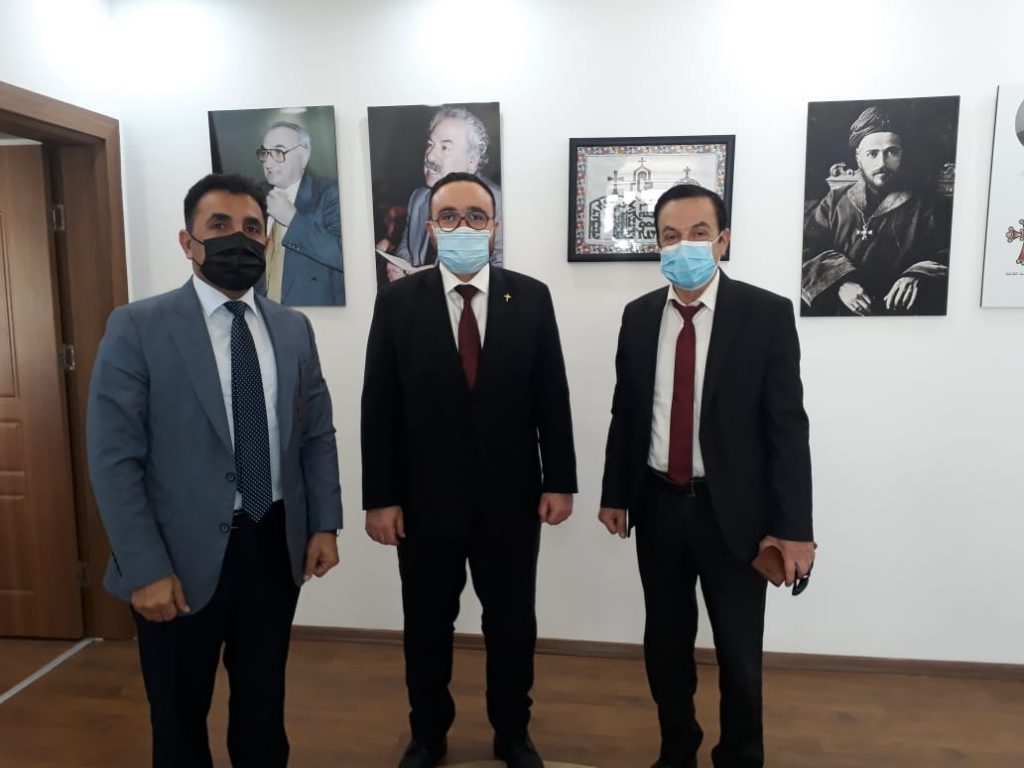 مجلس المركزي لنقابة صحفيي كوردستان يلتقي بوزير النقل والاتصالات في الاقليم
