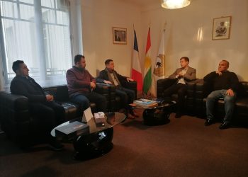 فرنسا.. وفد نقابة صحفيي كوردستان يزور ممثل حكومة إقليم كوردستان في باريس